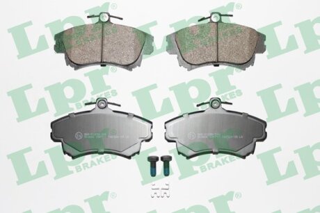 Тормозные колодки дисковые, комплект LPR 05P711