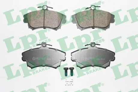 Тормозные колодки дисковые, комплект LPR 05P711