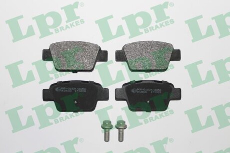 Тормозные колодки дисковые, комплект LPR 05P780