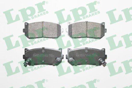 Тормозные колодки дисковые, комплект LPR 05P808