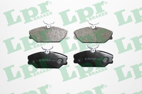 Тормозные колодки дисковые, комплект LPR 05P816