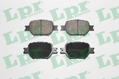 Тормозные колодки дисковые, комплект LPR 05P837