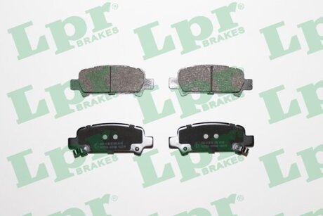 Тормозные колодки дисковые, комплект LPR 05P838