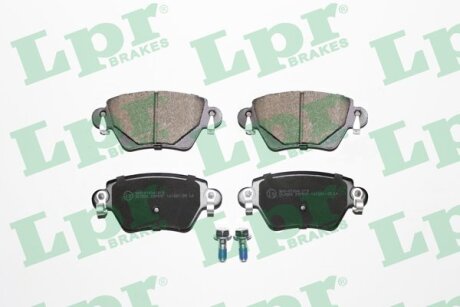 Тормозные колодки дисковые, комплект LPR 05P897