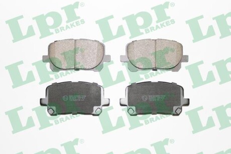 Тормозные колодки дисковые, комплект LPR 05P904