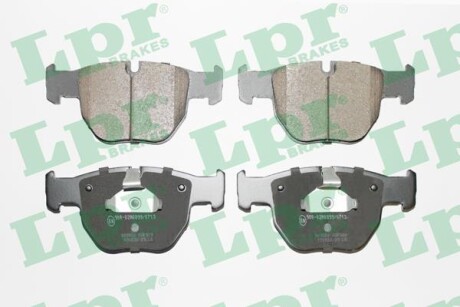 Тормозные колодки дисковые, комплект LPR 05P909