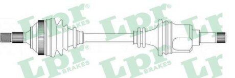 Вал приводной LPR DS16156