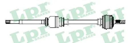 Вал приводной LPR DS52572