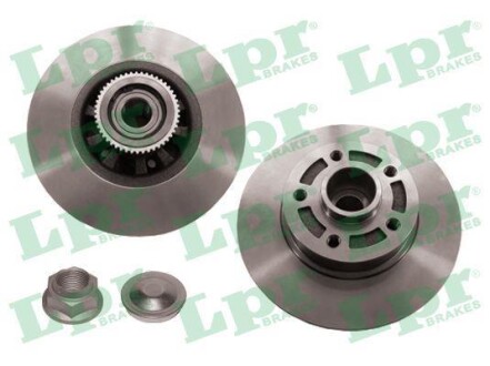 Диск тормозной LPR R1072PCA