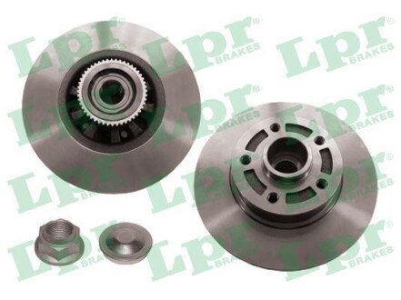 Диск тормозной LPR R1072PRCA