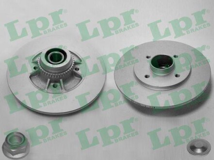 Тормозной диск задний невентилируемый LPR R1411PCA
