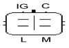 Генератор LUCAS ELECTRICAL LRA03157 (фото 2)