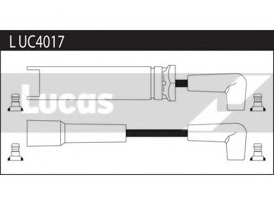 Провода высоковольтные, комплект LUCAS ELECTRICAL LUC4017