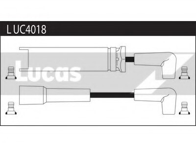 Провода высоковольтные, комплект LUCAS ELECTRICAL LUC4018