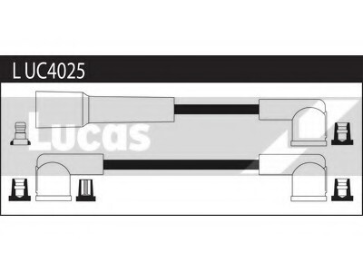 Провода высоковольтные, комплект LUCAS ELECTRICAL LUC4025