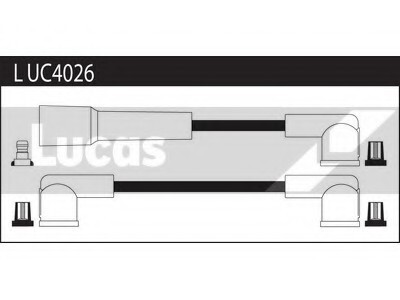 Провода высоковольтные, комплект LUCAS ELECTRICAL LUC4026