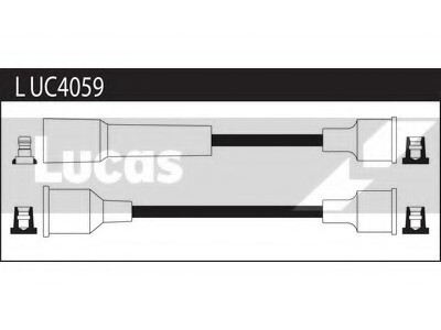 Провода высоковольтные, комплект LUCAS ELECTRICAL LUC4059