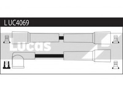 Провода высоковольтные, комплект LUCAS ELECTRICAL LUC4069