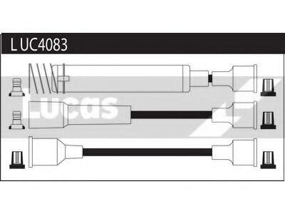 Провода высоковольтные, комплект LUCAS ELECTRICAL LUC4083