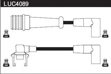 Провода высоковольтные, комплект LUCAS ELECTRICAL LUC4089