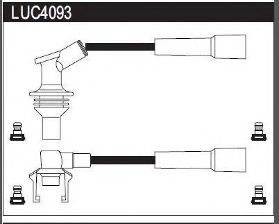 Провода высоковольтные, комплект LUCAS ELECTRICAL LUC4093