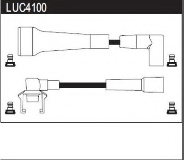 Провода высоковольтные, комплект LUCAS ELECTRICAL LUC4100