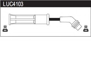 Провода высоковольтные, комплект LUCAS ELECTRICAL LUC4103