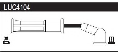 Провода высоковольтные, комплект LUCAS ELECTRICAL LUC4104