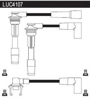 Провода высоковольтные, комплект LUCAS ELECTRICAL LUC4107