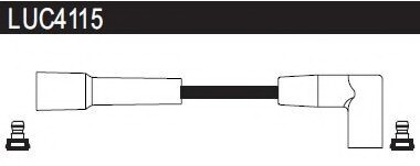 Провода высоковольтные, комплект LUCAS ELECTRICAL LUC4115