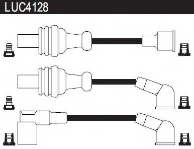 Провода высоковольтные, комплект LUCAS ELECTRICAL LUC4128