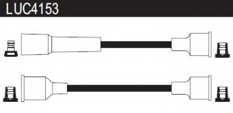 Провода высоковольтные, комплект LUCAS ELECTRICAL LUC4153