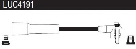 Провода высоковольтные, комплект LUCAS ELECTRICAL LUC4191