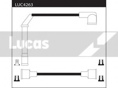 Провода высоковольтные, комплект LUCAS ELECTRICAL LUC4263