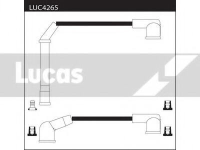 Провода высоковольтные, комплект LUCAS ELECTRICAL LUC4265