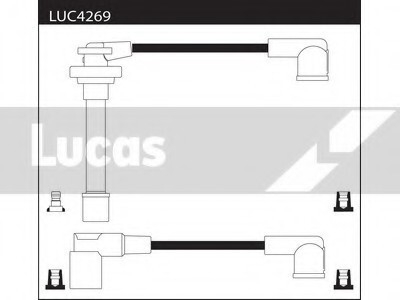 Провода высоковольтные, комплект LUCAS ELECTRICAL LUC4269