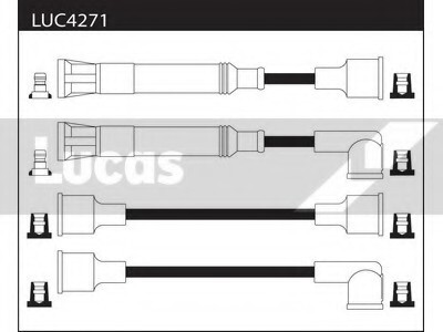 Провода высоковольтные, комплект LUCAS ELECTRICAL LUC4271