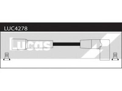 Провода высоковольтные, комплект LUCAS ELECTRICAL LUC4278