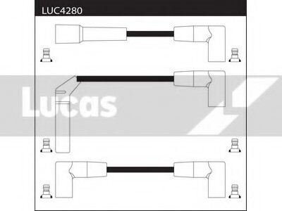 Провода высоковольтные, комплект LUCAS ELECTRICAL LUC4280