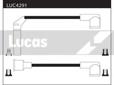 Провода высоковольтные, комплект LUCAS ELECTRICAL LUC4291