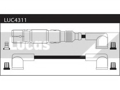 Провода высоковольтные, комплект LUCAS ELECTRICAL LUC4311