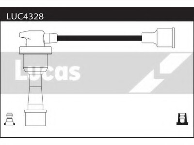 Провода высоковольтные, комплект LUCAS ELECTRICAL LUC4328