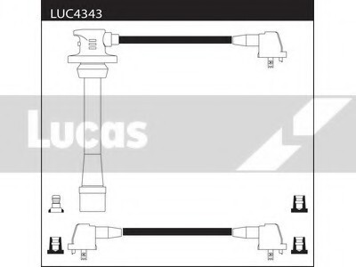 Провода высоковольтные, комплект LUCAS ELECTRICAL LUC4343