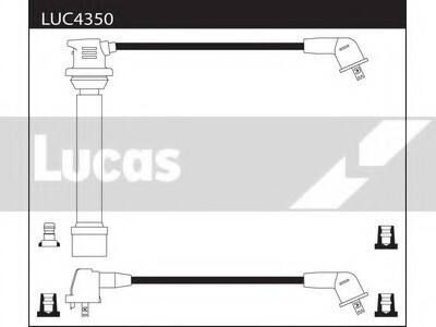 Провода высоковольтные, комплект LUCAS ELECTRICAL LUC4350