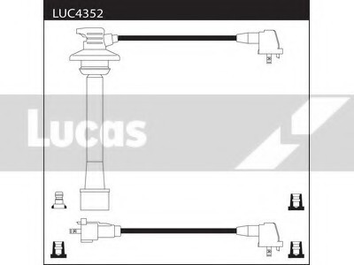 Провода высоковольтные, комплект LUCAS ELECTRICAL LUC4352