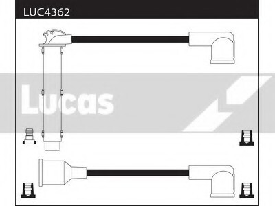 Провода высоковольтные, комплект LUCAS ELECTRICAL LUC4362