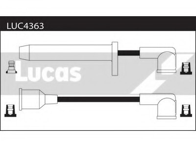 Провода высоковольтные, комплект LUCAS ELECTRICAL LUC4363