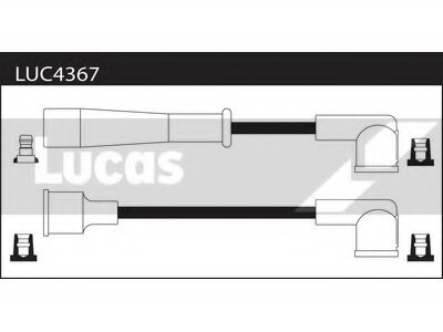 Провода высоковольтные, комплект LUCAS ELECTRICAL LUC4367