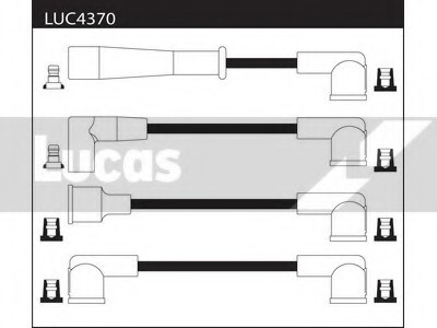 Провода высоковольтные, комплект LUCAS ELECTRICAL LUC4370