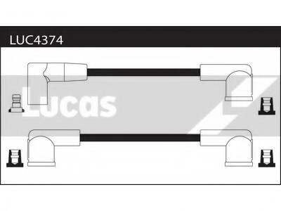 Провода высоковольтные, комплект LUCAS ELECTRICAL LUC4374